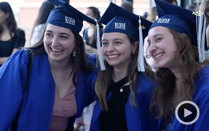 Célébration des diplômés de la promotion 2024 à l'École Bleue : audace, ambition et réussite - Ecole Bleue